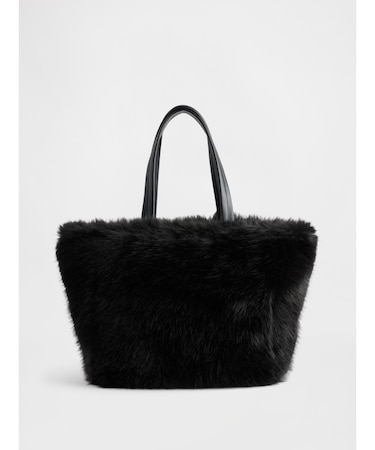 フェイクファー トートバッグ