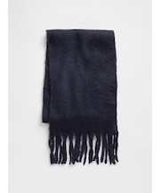 ブラッシュド フリンジ マフラー