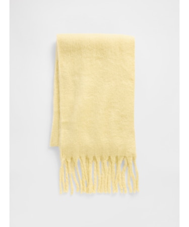 ブラッシュド フリンジ マフラー