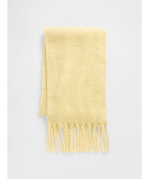 ブラッシュド フリンジ マフラー