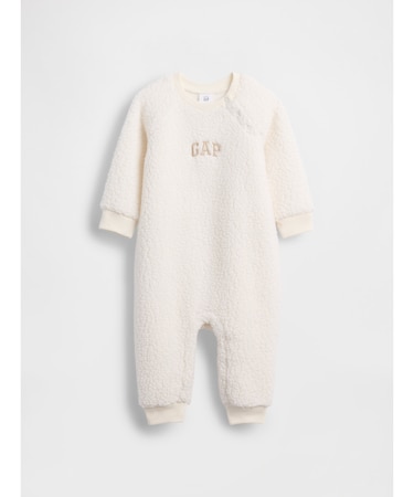GAPロゴ ボア カバーオール (ベビー)