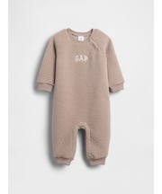 GAPロゴ ボア カバーオール (ベビー)