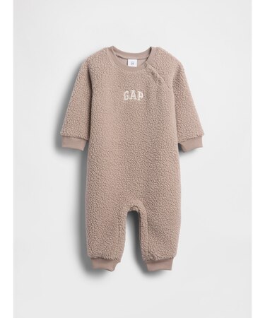GAPロゴ ボア カバーオール (ベビー)