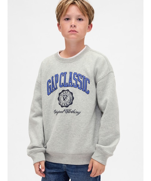 ヴィンテージソフト リラックスフィット GAPロゴスウェットシャツ (キッズ)