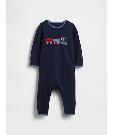 グラフィック ニット カバーオール (ベビー)