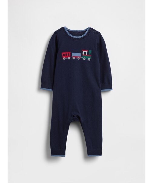 グラフィック ニット カバーオール (ベビー)