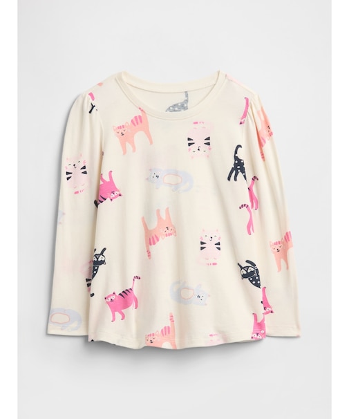 babyGap パフスリーブ グラフィックTシャツ