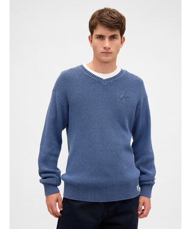 Gapロゴ リラックスフィット Vネックセーター｜ギャップの通販｜&mall 