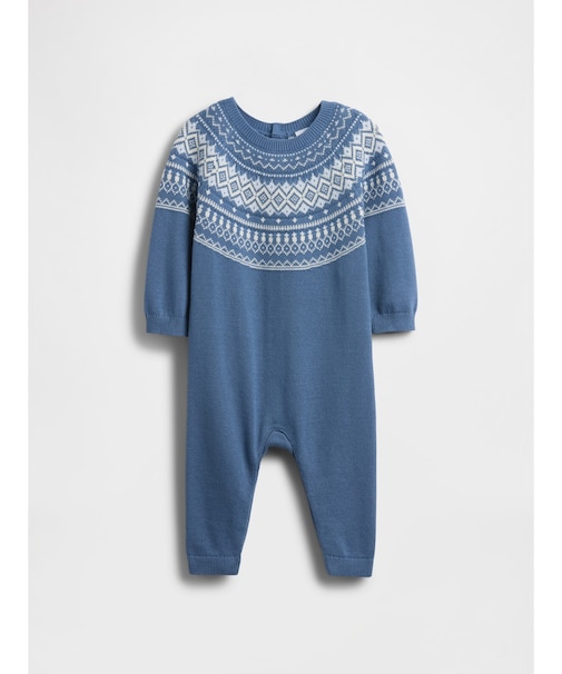 フェアアイル ニットカバーオール (ベビー)