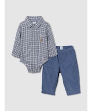 フランネル&コーデュロイ コーデセット (ベビー)