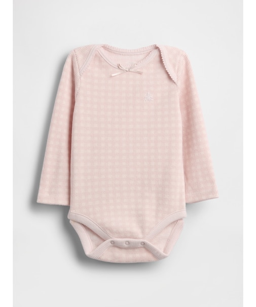 はじめてのお気に入り ソフトスパン ワッフルボディスーツ (ベビー)