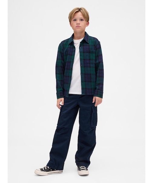 ジャージ裏地 カーゴパンツ (キッズ)