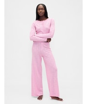 ライトウェイト CashSoft カシミヤタッチ ポインテール ハートパジャマパンツ