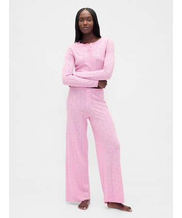 ライトウェイト CashSoft カシミヤタッチ ポインテール ハートパジャマパンツ