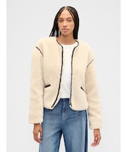 リラックスフィット ボアジャケット