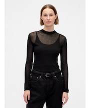 ハイネック シアーセーター