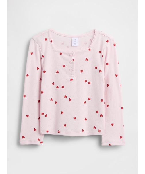 ポインテール ヘンリーネック トップス (幼児・ベビー)