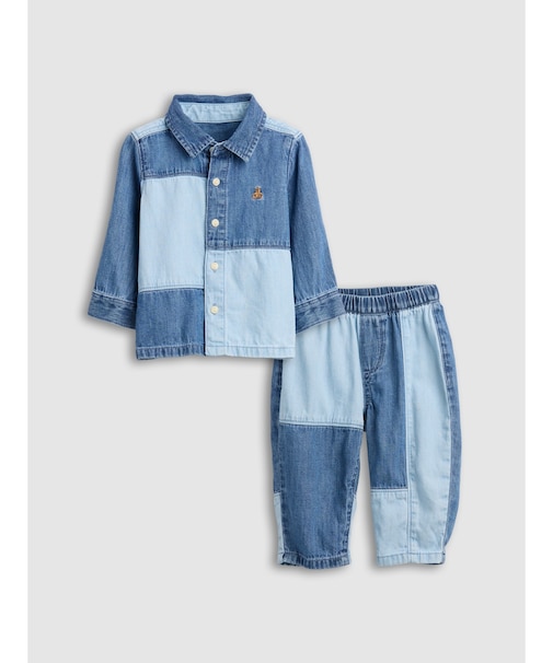 ツートーン デニム コーデセット (ベビー)