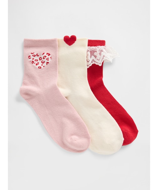 クルーソックス 3足セット (キッズ)