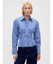 オーガニックコットン ポプリン フィットシャツ