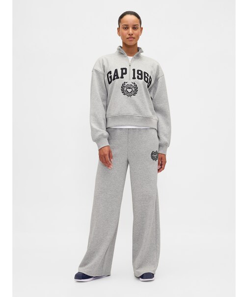 ハイライズ ヴィンテージソフト ハート Gapロゴ バギースウェットパンツ