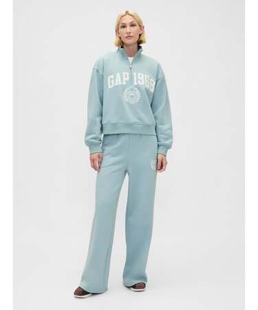 ハイライズ ヴィンテージソフト ハート Gapロゴ バギースウェットパンツ