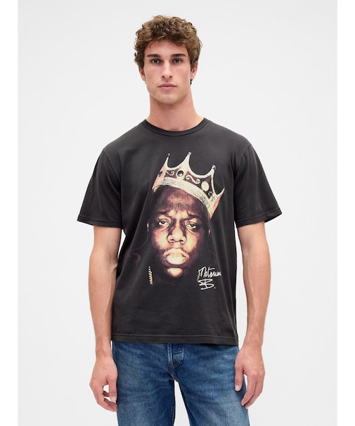 ◆ザ・ノトーリアス・B.I.G. リラックスフィット グラフィックTシャツ