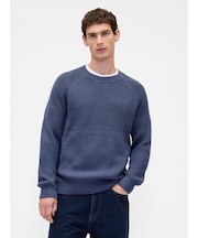 クラシック ラグラン クルーネックセーター