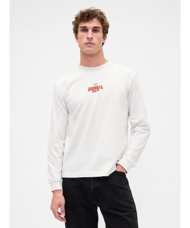 ゴジラ グラフィック GAPロゴ Tシャツ