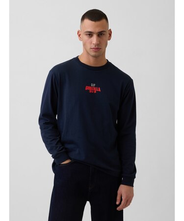 ゴジラ グラフィック GAPロゴ Tシャツ