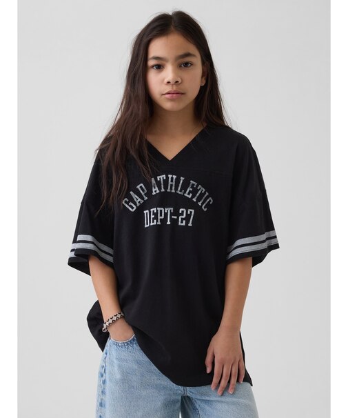 オーバーサイズ GAP Athletic ジャージーTシャツ