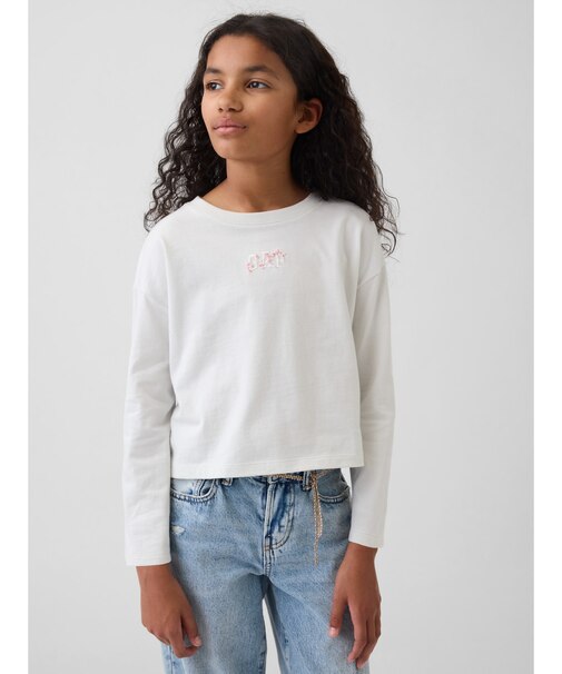 オーバーサイズ SAKURA GAPロゴTシャツ (キッズ)