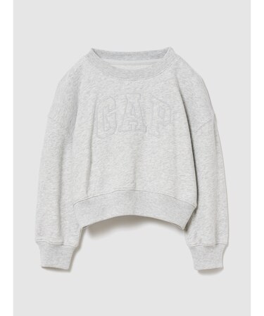 ヴィンテージソフト フレンチテリー クロップド GAPロゴ スウェットシャツ (キッズ)