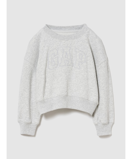 ヴィンテージソフト フレンチテリー クロップド GAPロゴ スウェットシャツ (キッズ)