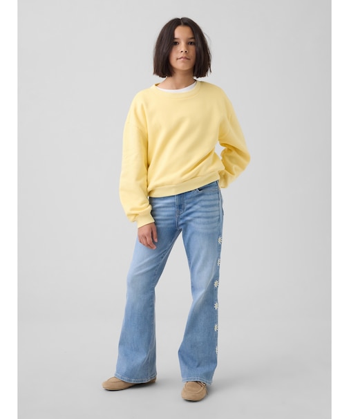 ハイライズ 刺しゅうワッペン '70s フレアデニム (キッズ)