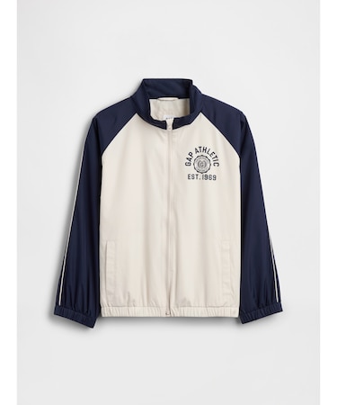 GAP Athleticロゴ ウィンドブレーカー ジャケット (キッズ)
