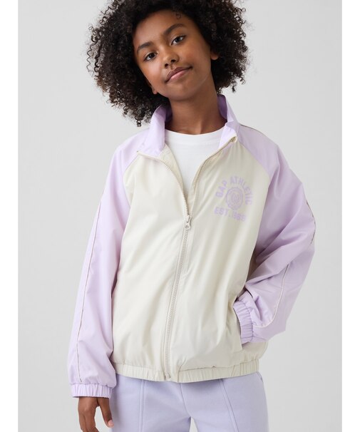 GAP Athleticロゴ ウィンドブレーカー ジャケット (キッズ)