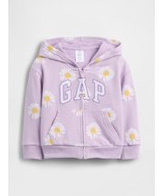 babyGap リラックスフィット GAPロゴ フレンチテリー ジップアップパーカー