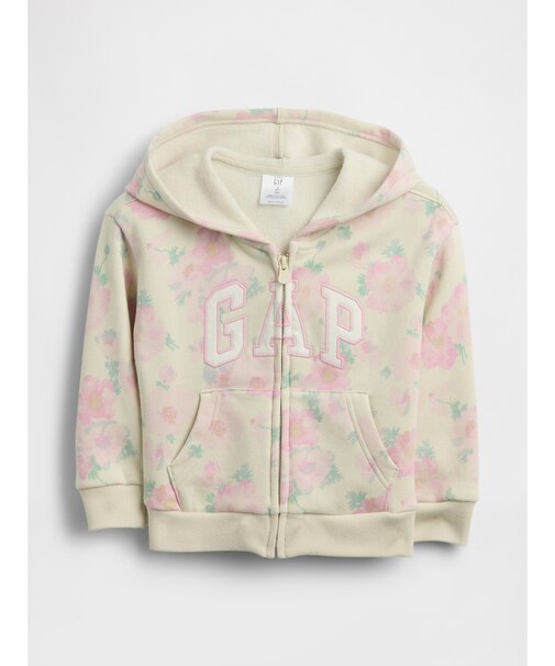babyGap リラックスフィット GAPロゴ フレンチテリー ジップアップパーカー