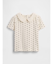 babyGap パフスリーブ 襟付きTシャツ