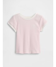 babyGap GAPロゴ リブ リンガーTシャツ