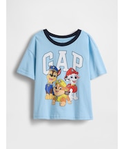 オーバーサイズ グラフィック GAPロゴTシャツ (幼児・ベビー)