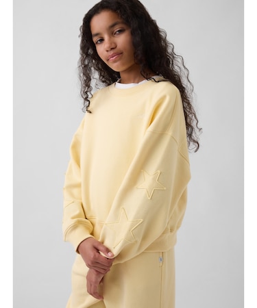 ヴィンテージソフト ウェッジ クルーネック スウェットシャツ (キッズ)