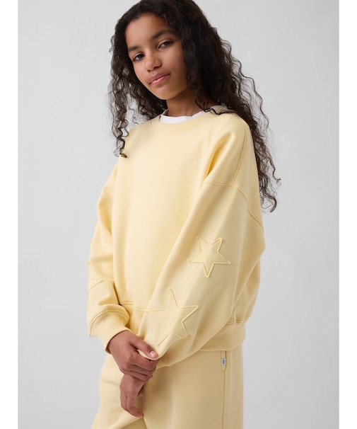 ヴィンテージソフト ウェッジ クルーネック スウェットシャツ (キッズ)