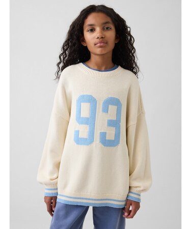 オーバーサイズ チュニックセーター (キッズ)