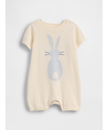 バニー セーター ショートカバーオール (ベビー)