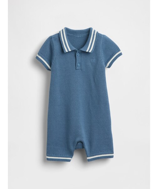 ポロ セーター ショートカバーオール (ベビー)