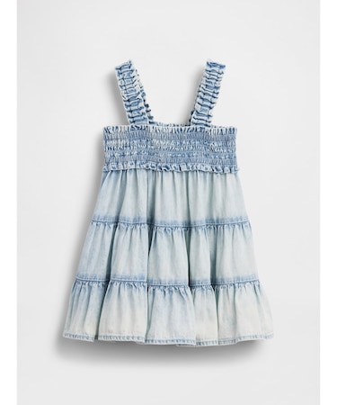 デニム ティアード ワンピース (ベビー)