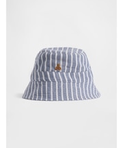 コットンガーゼ ストライプ バケットハット (ベビー)