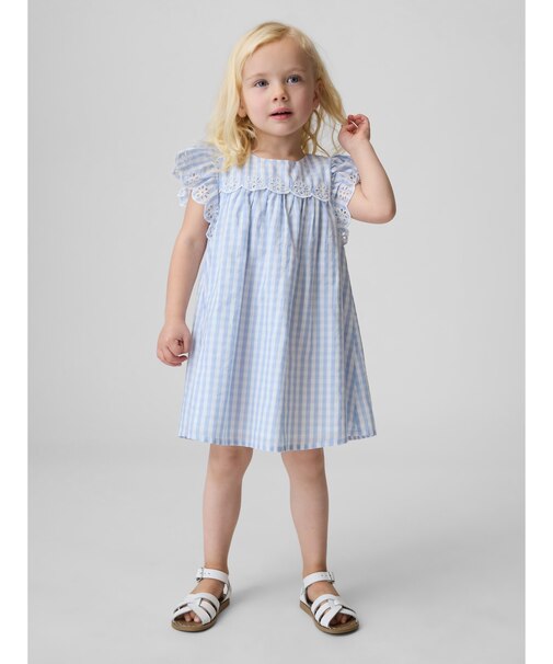 アイレット ギンガムチェック ワンピース (幼児・ベビー)